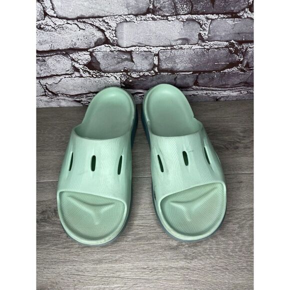 Hoka Ora Recovery Slides 3 Mist Green Trellis Slides Sandals Men Sz 12M US/45EU - Picture 3 of 16